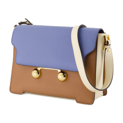 Handtasche Medium - Marni - Leder - Braun