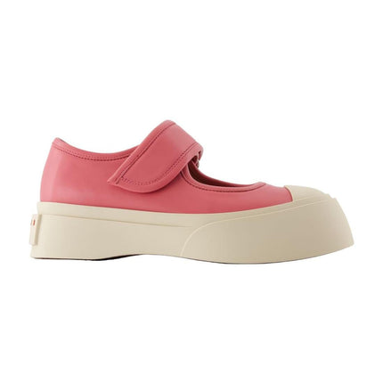 Mary Jane Ballerinas - Marni - Leder - Rosa