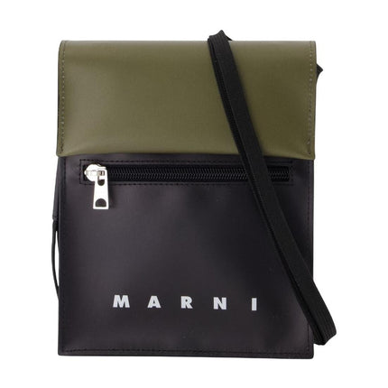 Tribeca Schultertasche - Marni - Synthetik - Schwarz