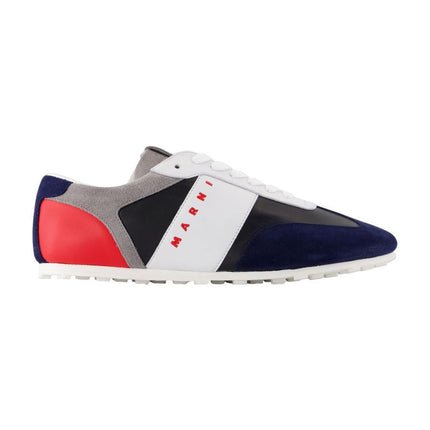 Sneakers - Marni - Leder - Blau