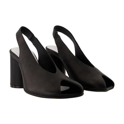 Pumps - MM6 Maison Margiela - Leder - Schwarz