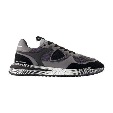 Sneakers Olympique Low - Philippe Model - Leder - Schwarz