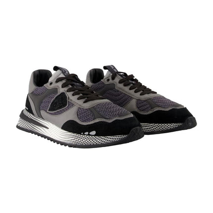 Sneakers Olympique Low - Philippe Model - Leder - Schwarz