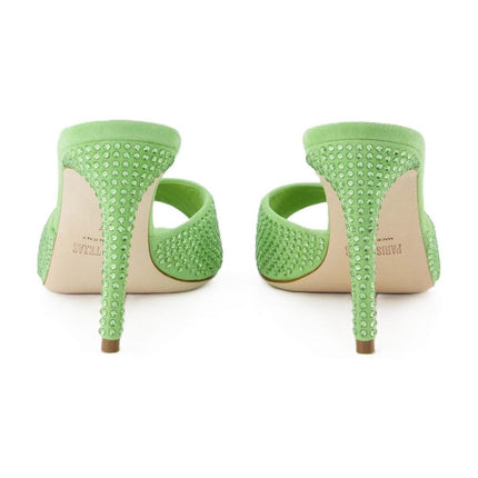 Holly Stiletto 85 Mules - Paris Texas - Peridot