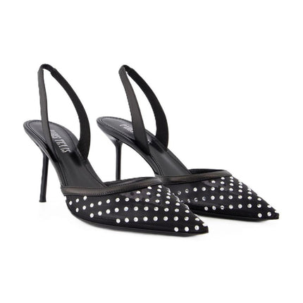Lidia Slingback 70 Pumps - Paris Texas - Synthetik - Schwarz