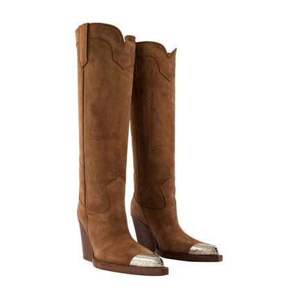 El Dorado Stiefel - Paris Texas - Leder - Braun