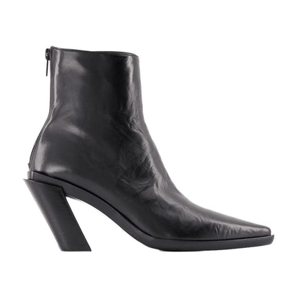 Florentine Ankle Boots - Ann Demeulemeester - Black - Leather