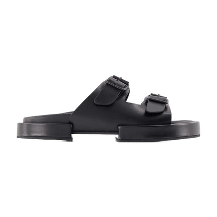 Block Henri Sandals - Ann Demeulemeester - Black - Leather