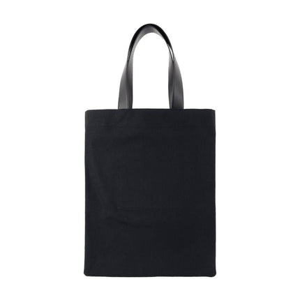 Cabas Book Tote - Jil Sander - Baumwolle - Schwarz
