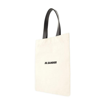 Cabas Book Tote - Jil Sander - Baumwolle - Beige
