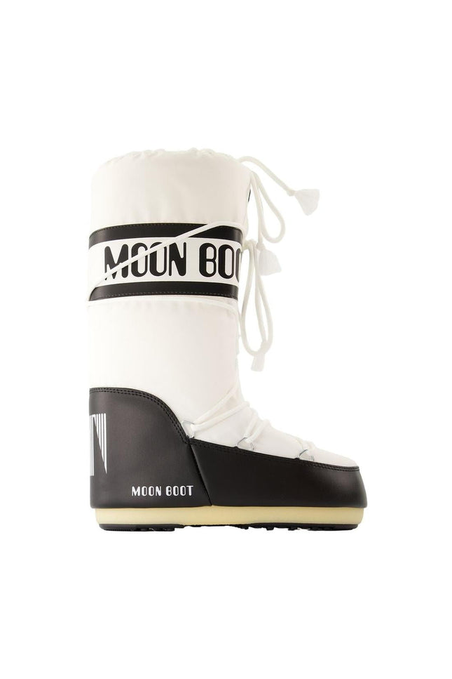 Stiefel Icon - Moon Boot - Synthetik - Schwarz/Weiß