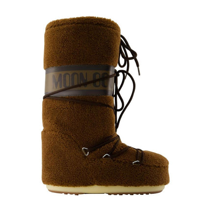 Stiefel Icon Fleece - Moon Boot - Synthetik - Braun