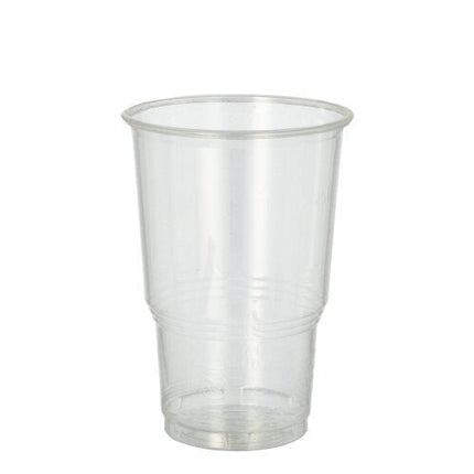 PAPSTAR 25 Kaltgetränkebecher, PLA "pure" glasklar mit Schaumrand