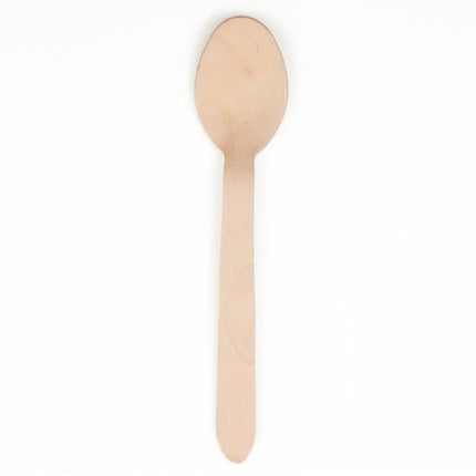 PAPSTAR Holzlöffel "pure" 15,7 cm, umweltfreundlich und stabil | Beutel (25 Stück)