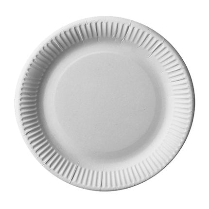 PAPSTAR 25 Teller, Pappe "pure" rund weiss