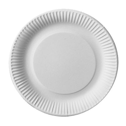 29 50 Teller, Pappe "pure" rund - weiss