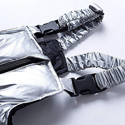 amropi Skianzug Mädchen Kinder Schneeanzug Daunenjacke mit Kaputze + Skihose 2tlg Bekleidungsset Winteranzug für 1-5 Jahre