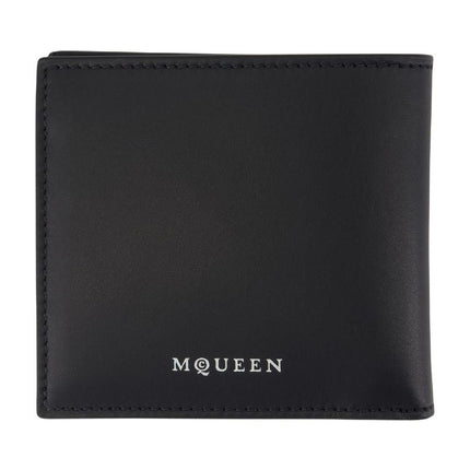 Bi Fold Cc Brieftasche - Alexander McQueen - Leder - Schwarz