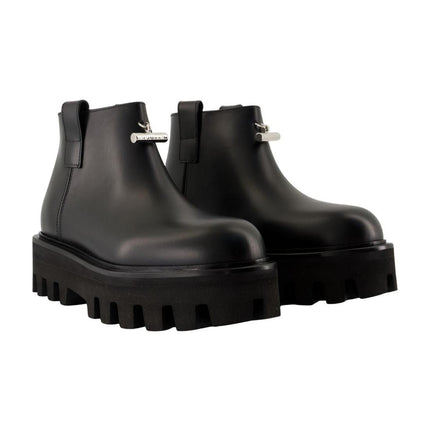 Stiefeletten - Alexander McQueen - Leder - Schwarz