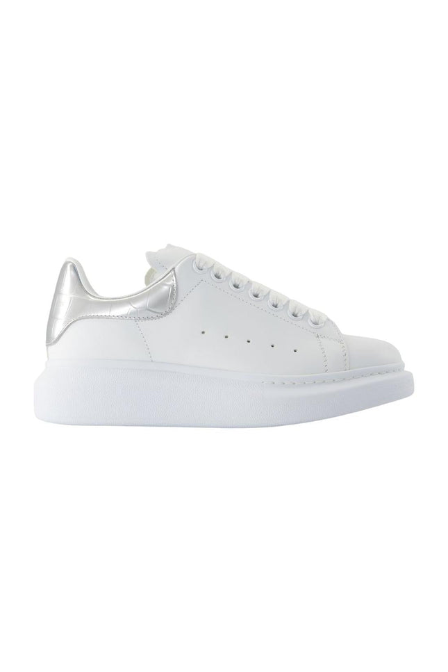Oversized Sneakers - Alexander Mcqueen - White - Leather