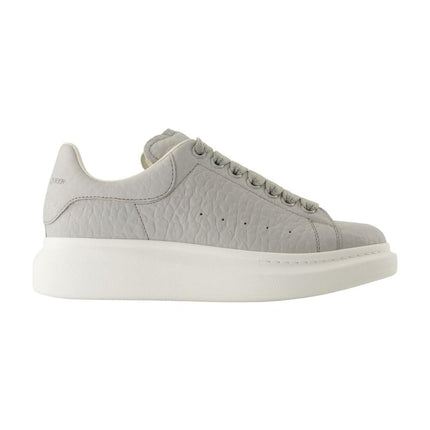 Oversized Sneakers - Alexander Mcqueen - Leder - Grau