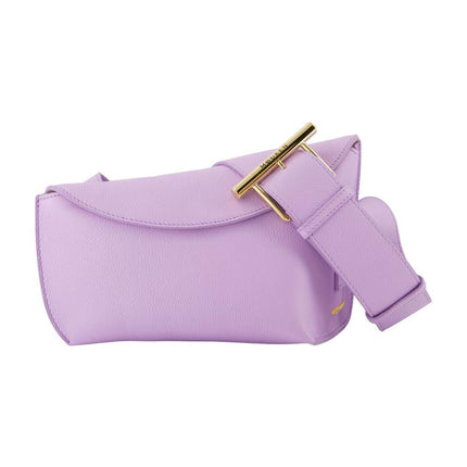T-Bar Sling Schultertasche - Alexander McQueen - Leder - Violett