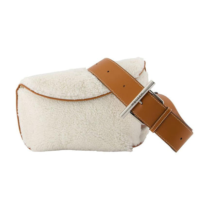 T-Bar Sling Schultertasche - Alexander McQueen - Leder - Weiß