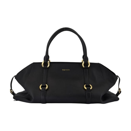 Farringdon Maxi Handtasche - Alexander McQueen - Leder - Schwarz