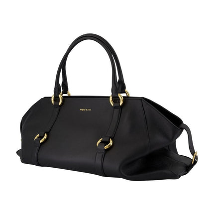 Farringdon Maxi Handtasche - Alexander McQueen - Leder - Schwarz