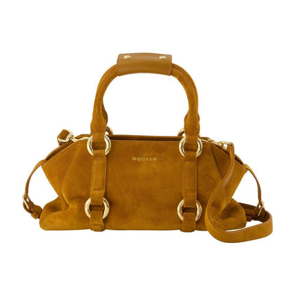 Farringdon Small Handtasche - Alexander McQueen - Leder - Braun