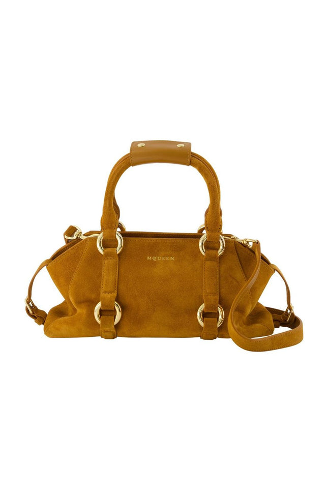 Farringdon Small Handtasche - Alexander McQueen - Leder - Braun