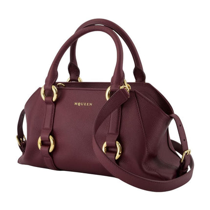 Farringdon Small Handtasche - Alexander McQueen - Leder - Bordeaux