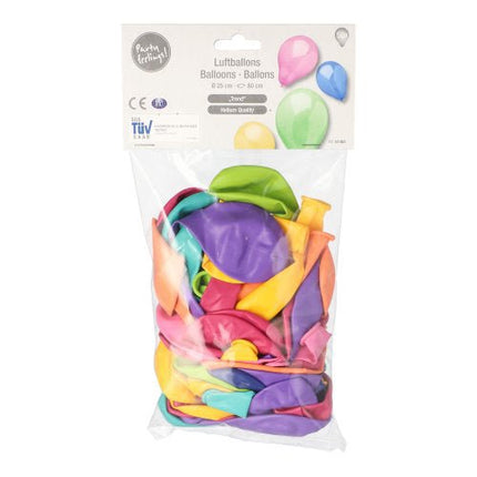PAPSTAR Luftballons Ø 25 cm, farbig sortiert, "Trend" | Beutel (50 Stück)