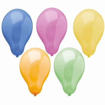 PAPSTAR Luftballons Ø 25 cm, farbig sortiert, "Trend" | Beutel (50 Stück)