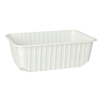 Starpak 50 Verpackungsbecher, PP 1 l 6,3 cm x 18,6 cm x 13,3 cm weiss | Folie (50 Stück)