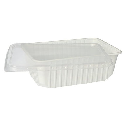 Starpak 50 Verpackungsbecher, PP 1 l 6,3 cm x 18,6 cm x 13,3 cm weiss | Folie (50 Stück)