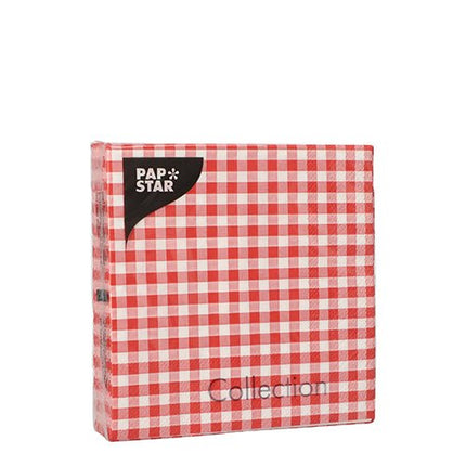PAPSTAR 20 Servietten, 25 cm x 25 cm 3-lagig 1/4-Falz