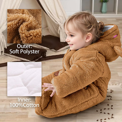 Baby Winter Schneeanzug Baby Strampler, Junge und Mädchen Einteiliger Anzug mit Kapuze, Kleinkind Oberbekleidung Schneeanzug Set Dick und Warm,Blau 3-6 Monate