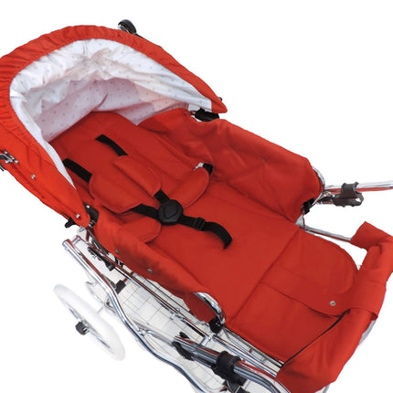 EICHHORN Kinderwagen Kombikinderwagen Komplett-Set, 0-3 Jahre, umbaubar zum Sportwagen, inklusive Babytragetasche, EVA-Rad, marineblau