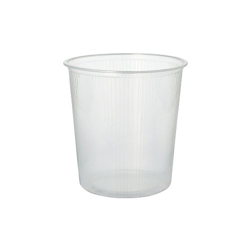 Starpak 100 Verpackungsbecher, PP rund, transparent