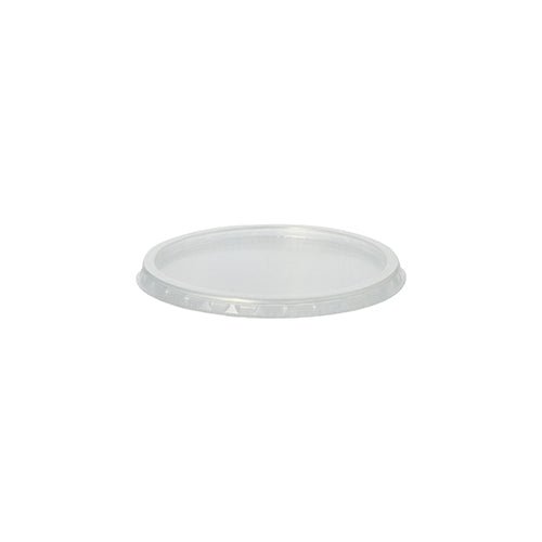 Starpak 100 Deckel für Verpackungsbecher, PP rund Ø 10,1 cm · 0,8 cm transparent | Folie (100 Stück)