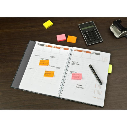 Post-it® Notes, Verschiedene Neonfarben, 38 mm x 51 mm, 100 Blatt/Block, 3 Blöcke/Packung, 100% PEFC, SGSCH-PEFC-COC-110078 | Packung (1 Set)