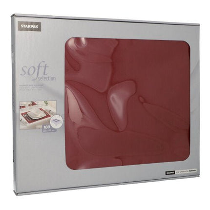Starpak 100 Tischsets, stoffähnlich, Vlies "soft selection" 30 cm x 40 cm