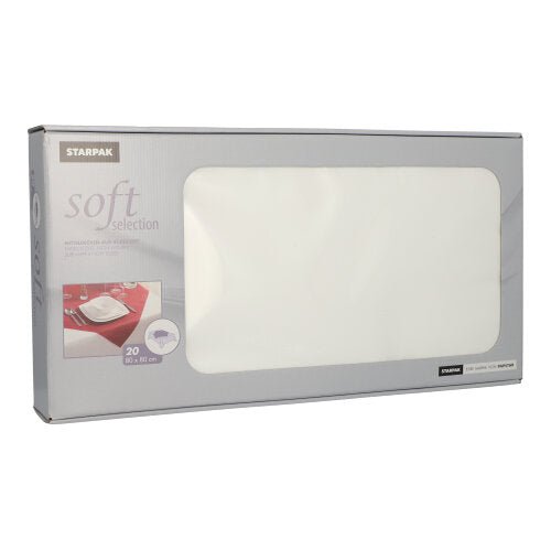 Starpak 20 Mitteldecken, stoffähnlich, Vlies "soft selection" 80 cm x 80 cm