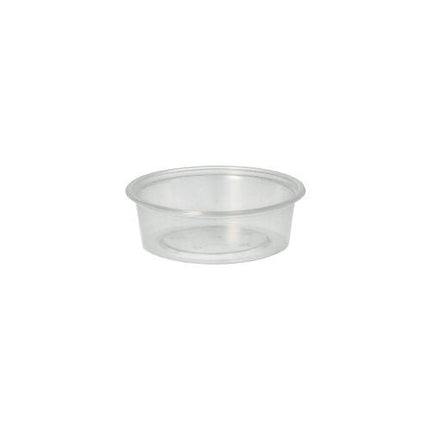 Starpak 50 Dressingbecher, PP rund Ø 7,1 cm transparent