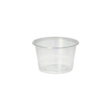 Starpak 50 Dressingbecher, PP rund Ø 7,1 cm transparent