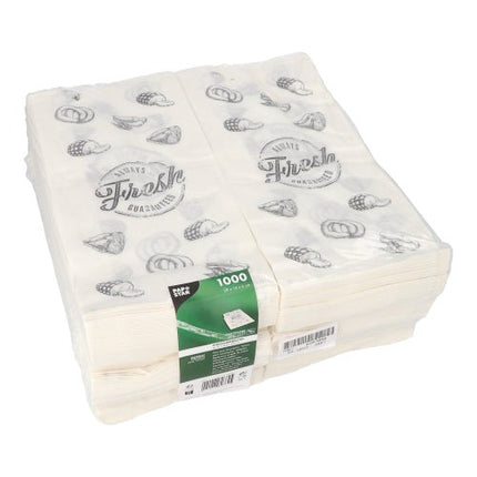 PAPSTAR 1000 Fleischerbeutel, Kraftpapier, gefädelt