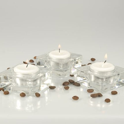 Starpak 100 Teelichter Ø 38 mm · 22 mm weiss · mit langer Brenndauer 8 h | Faltschachtel (100 Stück)