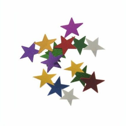 PAPSTAR Deko-Streuschmuck "Stars", farbige Folie Ø 1 cm, 20 g | Beutel (1 Stück)