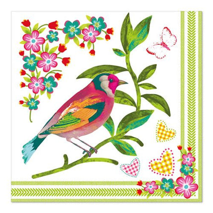 PAPSTAR 20 Servietten, 33 cm x 33 cm 3-lagig 1/4-Falz Design Set 6